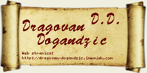 Dragovan Dogandžić vizit kartica